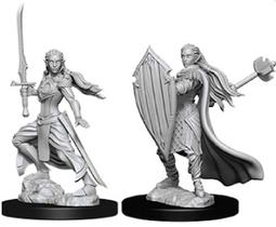 Figura em miniatura D&D Nolzurs Marvelous Unpainted Wave 4 Elf Female Druid