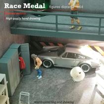 Figura em miniatura modelo 1:64 RACE MEDALHA PARA SIKU, HotWheels Figura em miniatura modelo 1:64 RACE MEDALHA PARA SIKU, HotWheels