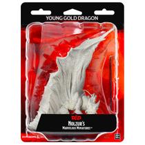Figura em miniatura WizKids D&D Nolzur's Marvelous Young Gold Dragon