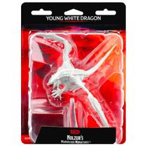 Figura em miniatura WizKids D&D Nolzur's Marvelous Young White Dragon