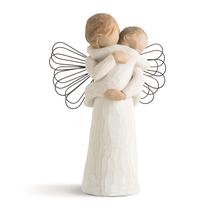 Figura esculpida pintada à mão Willow Tree Angel's Embrace Figura esculpida pintada à mão Willow Tree Angel's Embrace