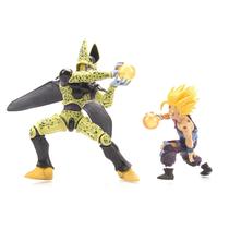 Figura Estátua de desenho animado Dragon Ball Son Goku Vs Cell 12-20 cm