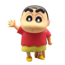 Figura: Estátua de PVC Crayon Shin-chan, 18 cm, acenando alegremente Figura: Estátua de PVC Crayon Shin-chan, 18 cm, acenando alegremente