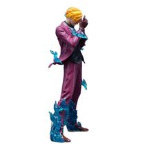 Figura: Estátua de PVC de 28 cm de Sanji de uma peça com efeitos de chama Figura: Estátua de PVC de 28 cm de Sanji de uma peça com efeitos de chama