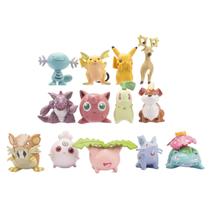 Figura: Estátua, modelo, brinquedo, desenho animado, Pokémon, 13 figuras: 3-5 cm Figura: Estátua, modelo, brinquedo, desenho animado, Pokémon, 13 figuras: 3-5 cm