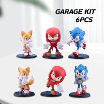 Figura: estátua, personagens de anime Toy Sajy Sonic, 6 unidades e 6 cm