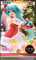 Figura Estátua SPM do SEGA Hatsune Miku Christmas 2022 com base