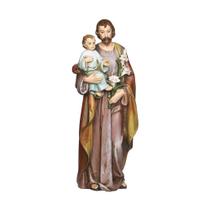 Figura Estúdio de José São José e o Menino Jesus 6,25 cm H
