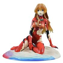 Figura EVA Asuka: cena final, PVC de 19 cm com pose sentada Figura EVA Asuka: cena final, PVC de 19 cm com pose sentada