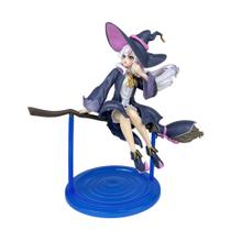 Figura: Feiticeira de Taito sentada na vassoura, estátua de PVC de anime Figura: Feiticeira de Taito sentada na vassoura, estátua de PVC de anime