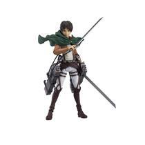 Figura Figma Attack on Titan Eren Yeager, PVC, 16 cm, colecionável