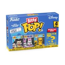 Figura Funko Bitty POP Disney Mickey 4PK com estojo de acrílico