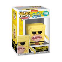 Figura Funko Pop! Animação Bob Esponja Calça Quadrada Caveman Figura Funko Pop! Animação Bob Esponja Calça Quadrada Caveman