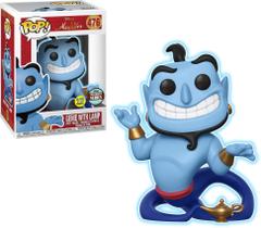 Figura Funko Pop! Disney Genie com lâmpada Aladdin que brilha no escuro Figura Funko Pop! Disney Genie com lâmpada Aladdin que brilha no escuro