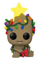 Figura Funko POP! Marvel Holiday Groot com luzes de 9,5 cm
