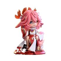Figura Genshin Impact Yae Miko, pose sentada em PVC de 15 cm Figura Genshin Impact Yae Miko, pose sentada em PVC de 15 cm