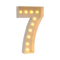 Figura Gigante De Número De Aniversário Com Luz LED 91,5 Cm Para Decoração De Chá De Bebê De - Huiran