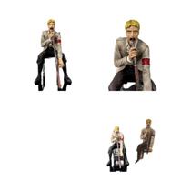 Figura GK De Levi Ackerman Em Posição Sentada De Attack on Titan, Estátua De Anime Para Decoração De Figura GK De Levi Ackerman Em Posição Sentada De Attack on Titan, Estátua De Anime Para Decoração De