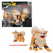 Figura Growlithe e Arcamine Pack de Evolução Pokemon Sunny Figura Growlithe e Arcamine Pack de Evolução Pokemon Sunny