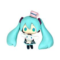 Figura Hatsune Miku Cute Chibi com pelúcia Cinnamoroll de 10 cm Figura Hatsune Miku Cute Chibi com pelúcia Cinnamoroll de 10 cm