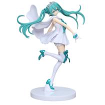 Figura Hatsune Miku Princess Elegant Vocaloid 20 cm em PVC