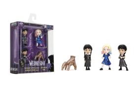 Figura Jada Toys Wednesday 2.5, pacote com 4 peças fundidas sob pressão para crianças a partir de 8 anos Figura Jada Toys Wednesday 2.5, pacote com 4 peças fundidas sob pressão para crianças a partir de 8 anos