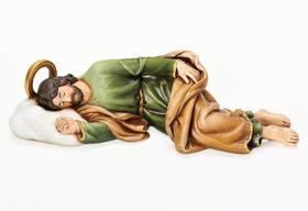 Figura: Joseph's Studio Sleeping St. Joseph, resina de 21 cm Figura: Joseph's Studio Sleeping St. Joseph, resina de 21 cm