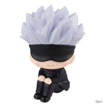 Figura Jujutsu Kaisen Gojo Satoru Chibi 9 cm PVC multicolorido