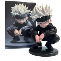 Figura Jujutsu Kaisen Gojo Satoru Chibi Estátua de PVC de 14 cm