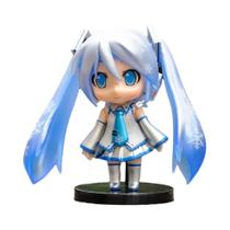 Figura Kawaii Hatsune Miku Em Rosa E Verde, Mini Ornamentos De Personagem Para Decoração De Mesa Em Figura Kawaii Hatsune Miku Em Rosa E Verde, Mini Ornamentos De Personagem Para Decoração De Mesa Em