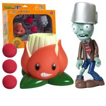 Figura: lata de cola flexível Toy Plants vs Zombies Peashooter Figura: lata de cola flexível Toy Plants vs Zombies Peashooter