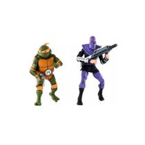 Figura Michelangelo Vs Foot Soldier Pack TMNT Neca
