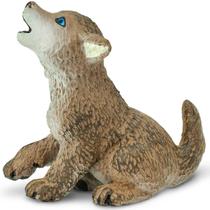 Figura modelo de plástico Wolf Pup de 4,7 cm da Figurine Safari Ltd.