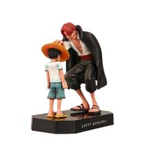 Figura One Piece: estátua de PVC de 18 cm de Luffy and Shanks