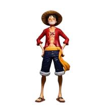 Figura One Piece Luffy Smiling, modelo de PVC de 28 cm para exibição