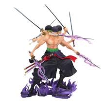 Figura One Piece Roronoa Zoro Asura, estilo de três espadas, 30 cm