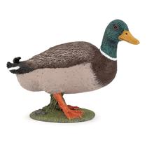 Figura Papo Mallard Duck pintada à mão para crianças