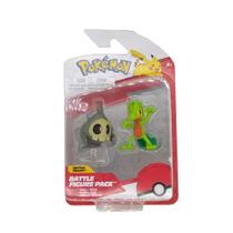 Figura Pokemon Duskull + Treecko Pokemon Vinil 4 Cm - Sunny 2601