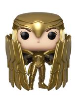 Figura Pop Funko DC Comics - Mulher Maravilha 84 (Escudo Dourado)