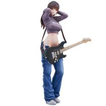 Figura QAHEART Guitar MeiMei Ilustração de Anime 22 cm em PVC Figura QAHEART Guitar MeiMei Ilustração de Anime 22 cm em PVC