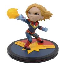 Figura QMx Diorama Q-Fig Captain Marvel com 10 cm de altura