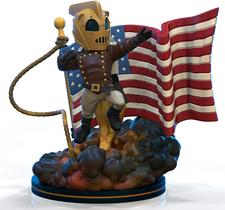 Figura Quantum Mechanix Rocketeer Q-Fig Elite 12,7 cm Figura Quantum Mechanix Rocketeer Q-Fig Elite 12,7 cm