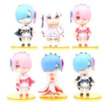 Figura Re Zeros Começa a vida em outro mundo Remes Ram 10cm Figura Re Zeros Começa a vida em outro mundo Remes Ram 10cm