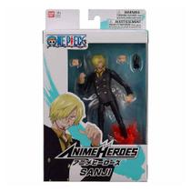 Figura Sanji 16 cm Anime One Piece Boneco Articulado Licenciado