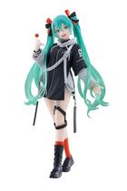Figura Taito Hatsune Miku Fashion Punk Ver com suporte de base Figura Taito Hatsune Miku Fashion Punk Ver com suporte de base