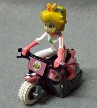 Figura TOMY Mario Kart Wii Princesa Peach Bicicleta de Corrida Figura TOMY Mario Kart Wii Princesa Peach Bicicleta de Corrida