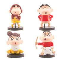 Figura Toy Crayon Shinchan, coleção de 4 peças, modelo 7,5 cm, PVC Figura Toy Crayon Shinchan, coleção de 4 peças, modelo 7,5 cm, PVC