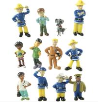 Figura Toy Firemans Sams PVC 12 unidades/lote para presente de Natal para crianças Figura Toy Firemans Sams PVC 12 unidades/lote para presente de Natal para crianças