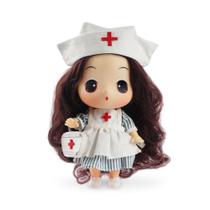 Figura Toy Nurse Girl Princess 18 cm em PVC multicolorido