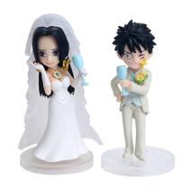 Figura Toy One Piece Wedding Luffy Boa Hancock 7,5 cm PVC Figura Toy One Piece Wedding Luffy Boa Hancock 7,5 cm PVC